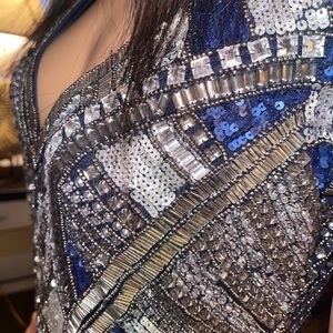 Party dress stunning bleu color